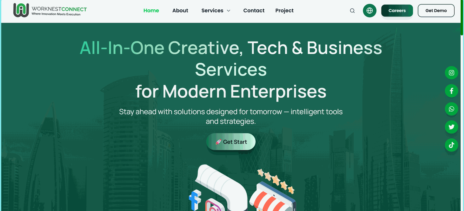 Worknest Connect Website