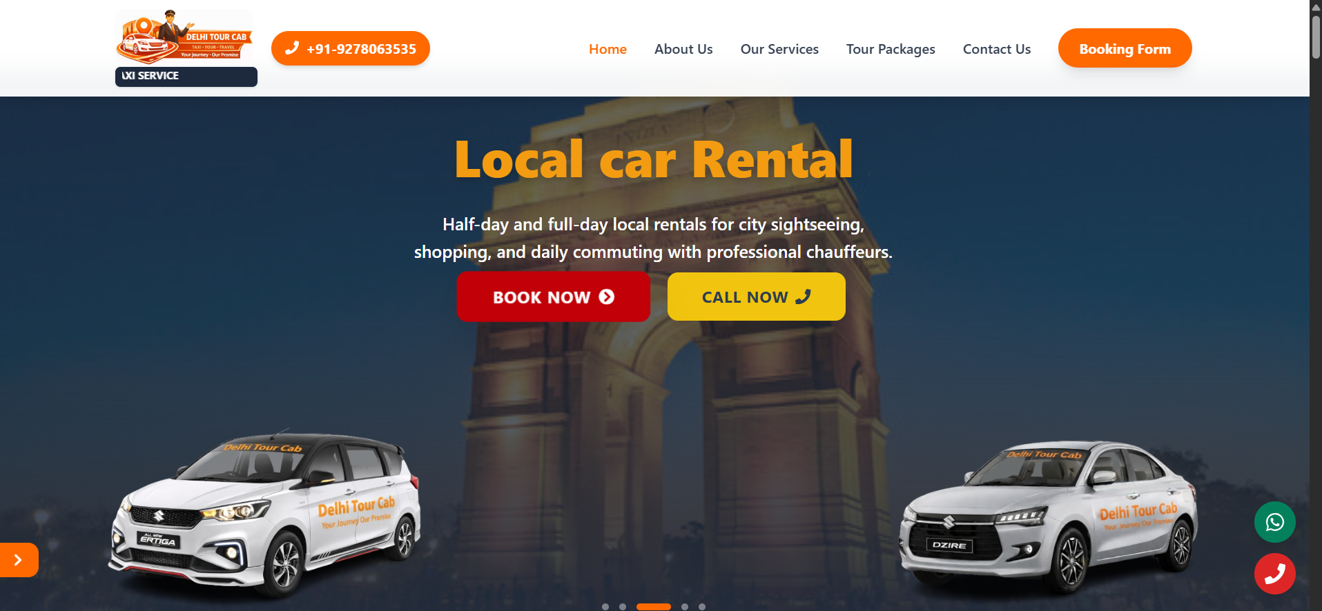 Delhi Tour Cab
