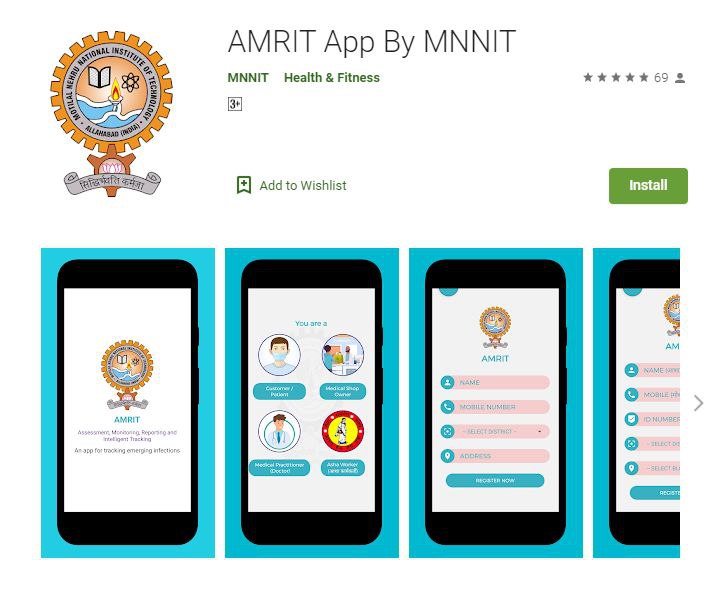 Amrit App By MNNIT
